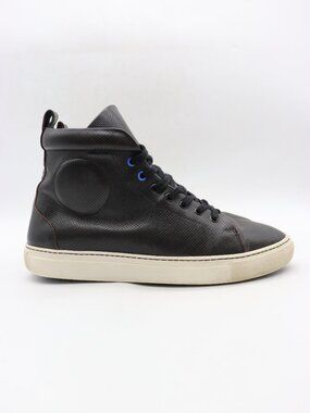 Aether Dalton Sneakers Men's Size 10 Dark Brown Leather Shoes Casual Mid Top